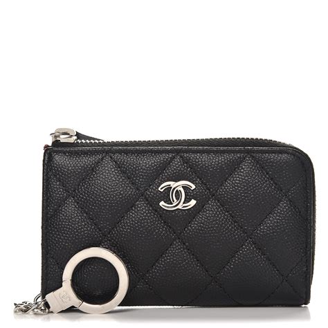 chanel caviar key pouch|Pouches .